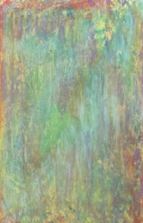 Pastel On Wood, 45 x 30 cm, December 22, 2014